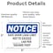 Signmission Safe Floor Load Limit Not To Exceed_Lbs, 5 in W x Rectangle, Vinyl Decal OS-2PACK-NS-D-35-L-16506 - alternate 3